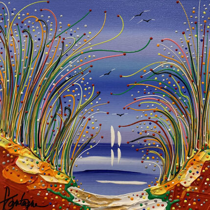 Peinture Si bien avec toi par Fonteyne David | Tableau Figuratif Acrylique