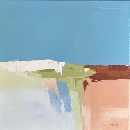 Peinture Lumière d'été par Hirson Sandrine  | Tableau Abstrait Huile Minimaliste, Nature, Paysages