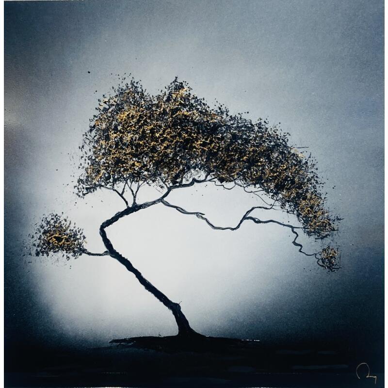 Painting Nebari by Rey Julien | Painting Figurative Gold leaf