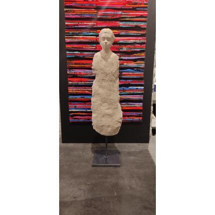 Sculpture Le silence des pierres 1 par Ferret Isabelle | Sculpture