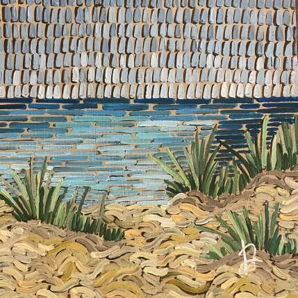 Peinture Dunes 1  par Dmitrieva Daria | Tableau Impressionnisme Acrylique Nature