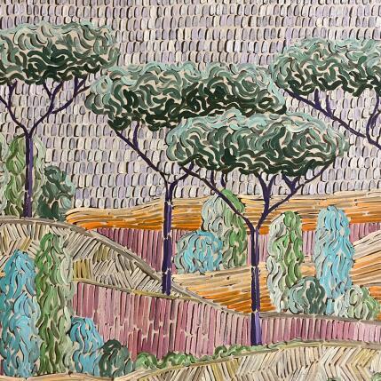 Peinture Dream land  par Dmitrieva Daria | Tableau Impressionnisme Acrylique