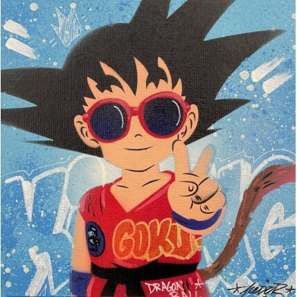 Peinture SONGOKU COOL par Lemoine Mael | Tableau Pop-art Acrylique, Graffiti Icones Pop