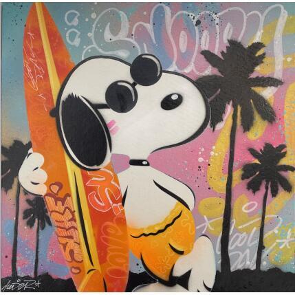 Painting MALIBU by Lemoine Mael | Painting Pop-art Acrylic, Graffiti Pop icons