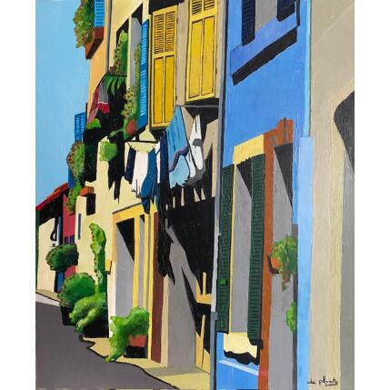Pintura Martigues bleu por Du Planty Anne | Pintura