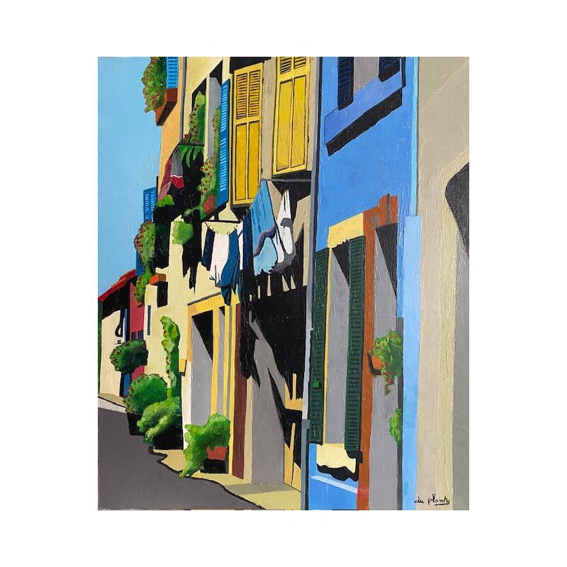 Pintura Martigues bleu por Du Planty Anne | Pintura