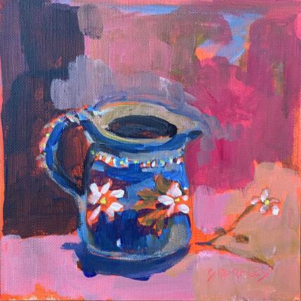 Peinture pichet alsacien par Morales Géraldine | Tableau Figuratif Acrylique Natures mortes