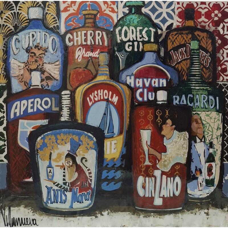 Painting Bodega by Villanueva Puigdelliura Natalia | Painting Figurative