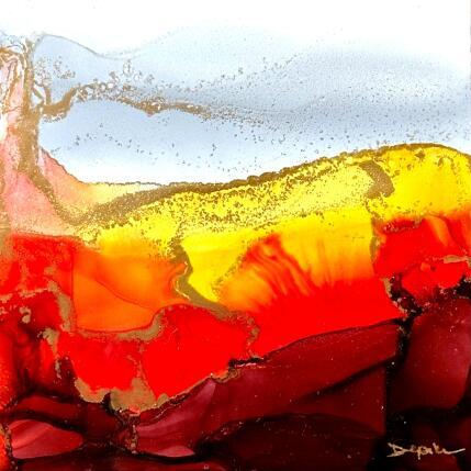 Peinture Poésie minérale 2465 par Depaire Silvia | Tableau Abstrait Acrylique Marine, Minimaliste, Paysages