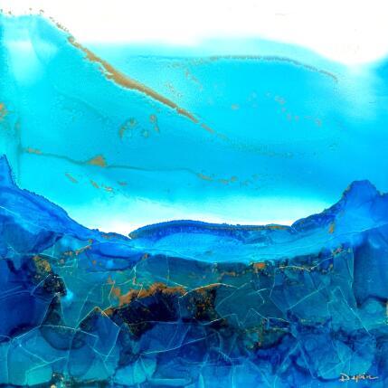 Painting Poésie marine 2205 by Depaire Silvia | Painting Abstract Acrylic Landscapes, Marine, Minimalist, Pop icons