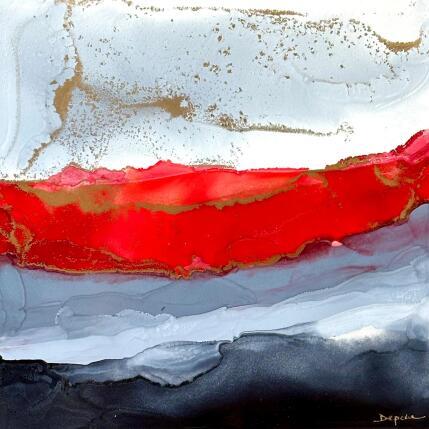 Painting Poésie florale 2482 by Depaire Silvia | Painting Abstract Acrylic Landscapes, Marine, Minimalist, Pop icons