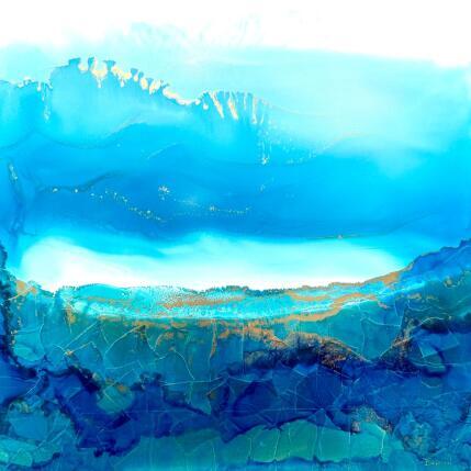 Painting Poésie marine 2244 by Depaire Silvia | Painting Abstract Acrylic Landscapes, Marine, Minimalist