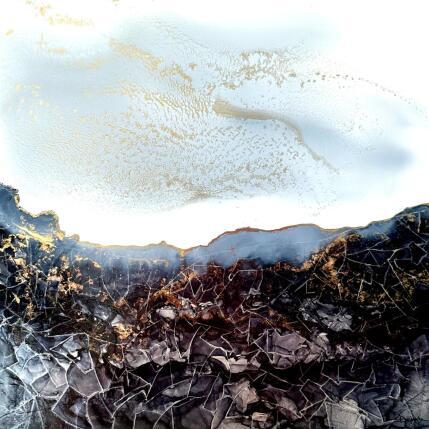 Painting Poésie minérale 2358 by Depaire Silvia | Painting Abstract Acrylic Landscapes, Marine, Minimalist