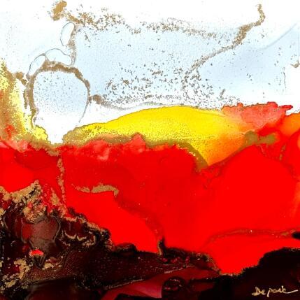 Peinture Poésie Florale 2466 par Depaire Silvia | Tableau Abstrait Acrylique Marine, Minimaliste, Paysages