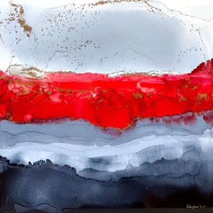 Peinture Poésie Florale 2488 par Depaire Silvia | Tableau Abstrait Acrylique Marine, Minimaliste, Paysages