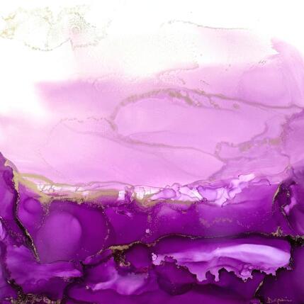 Peinture Poésie Florale 1559 par Depaire Silvia | Tableau Abstrait Acrylique Minimaliste, Paysages