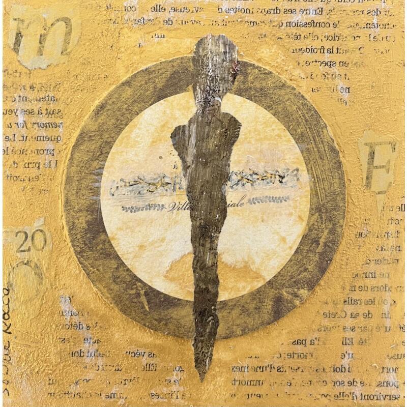 Painting Josephine by Rocco Sophie | Painting Raw art Acrylic Gluing Sand