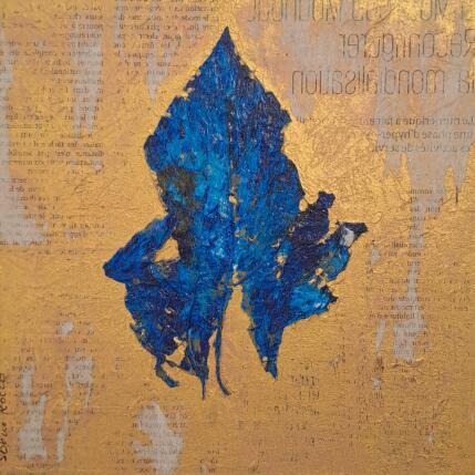 Painting Automne d'Azur by Rocco Sophie | Painting Raw art Acrylic, Gluing, Sand Pop icons