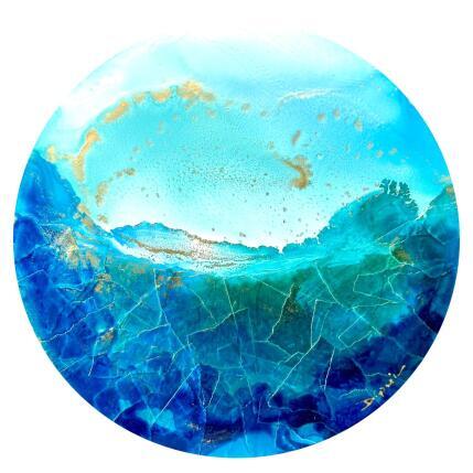 Peinture Poésie marine 2576 par Depaire Silvia | Tableau Abstrait Acrylique Marine, Minimaliste