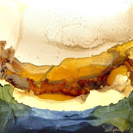 Peinture Dune 2581 par Depaire Silvia | Tableau Abstrait Acrylique Marine, Minimaliste, Paysages