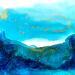 Painting Poésie marine 2601 by Depaire Silvia | Painting Abstract Landscapes Marine Minimalist Acrylic