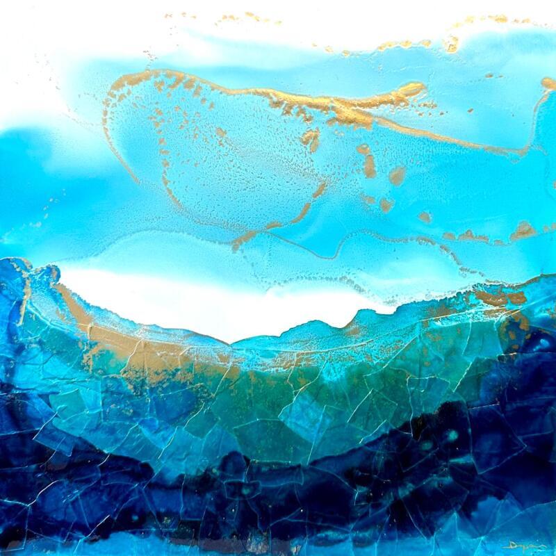 Peinture Poésie marine 2633 par Depaire Silvia | Tableau Abstrait Paysages Marine Minimaliste Acrylique