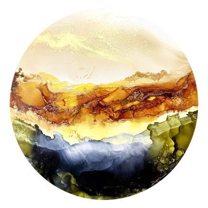 Peinture Dune 2680 par Depaire Silvia | Tableau Abstrait Acrylique Marine, Minimaliste, Paysages