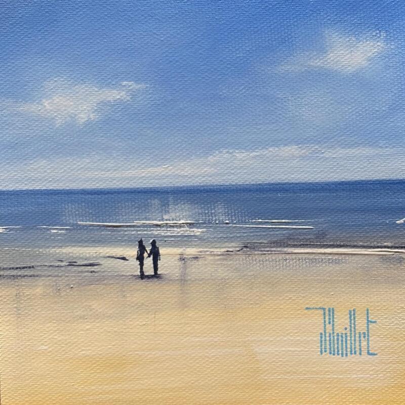 Painting No balades by Guillet Jerome | Painting Figurative Marine Oil