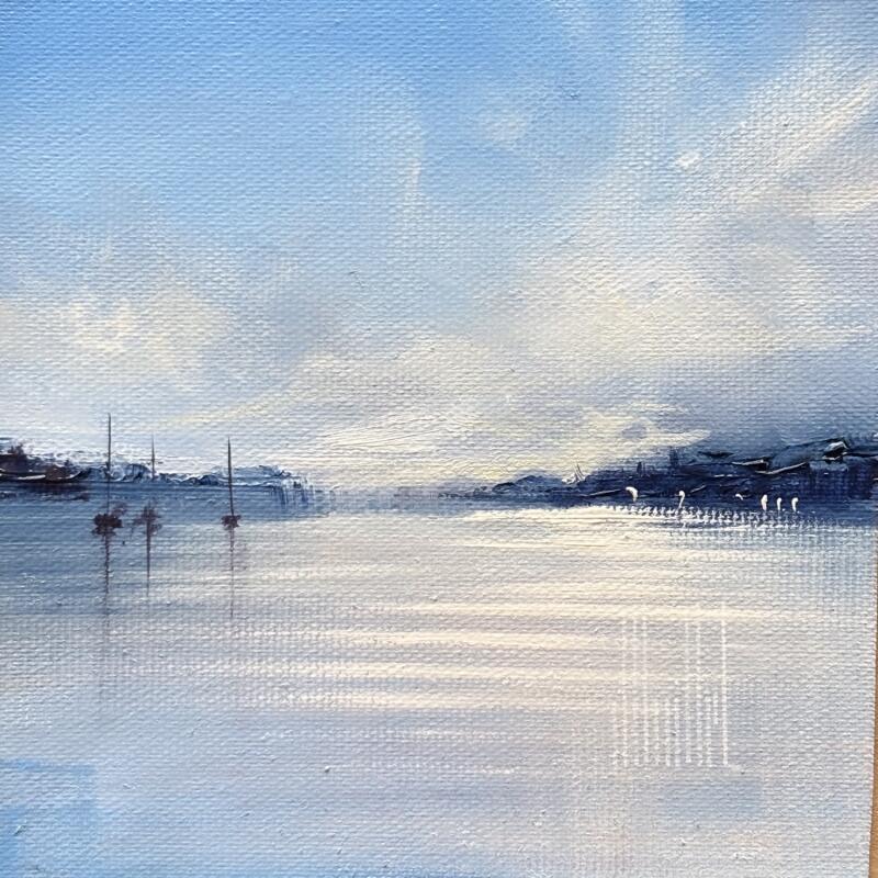 Painting Ciel et mer by Guillet Jerome | Painting Figurative Oil