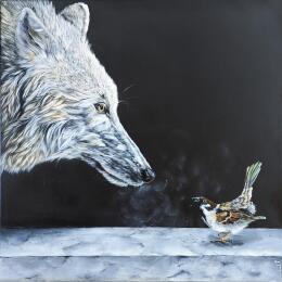 Painting Tudalez  by CLOT | Painting Figurative Oil Animals