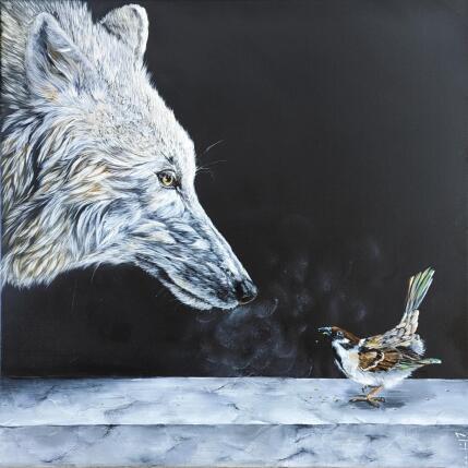 Peinture Tudalez  par CLOT | Tableau Figuratif Huile Animaux