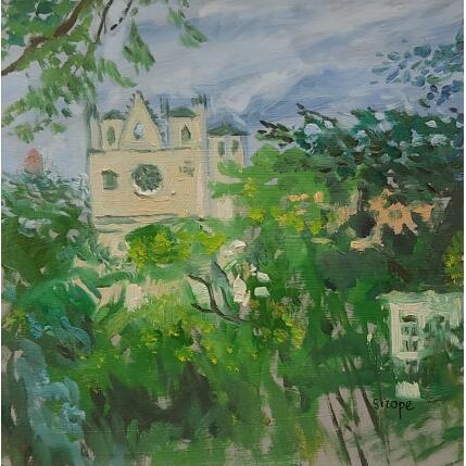 Painting Cathédrale St Jean - Lyon by Sirope Rémy | Painting  Pop icons