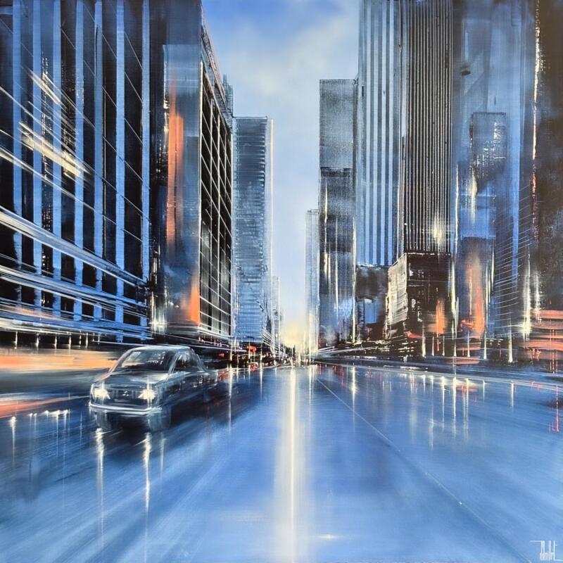 Painting Manilius by Guillet Jerome | Painting Figurative Urban Architecture Oil