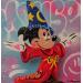 Painting Mickey Fantasia by Lemoine Mael | Painting Pop-art Pop icons Graffiti Acrylic