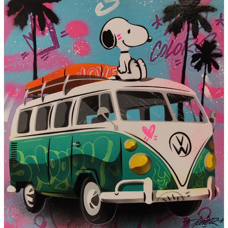 Painting La belle vie by Lemoine Mael | Painting Pop-art Pop icons Graffiti Acrylic