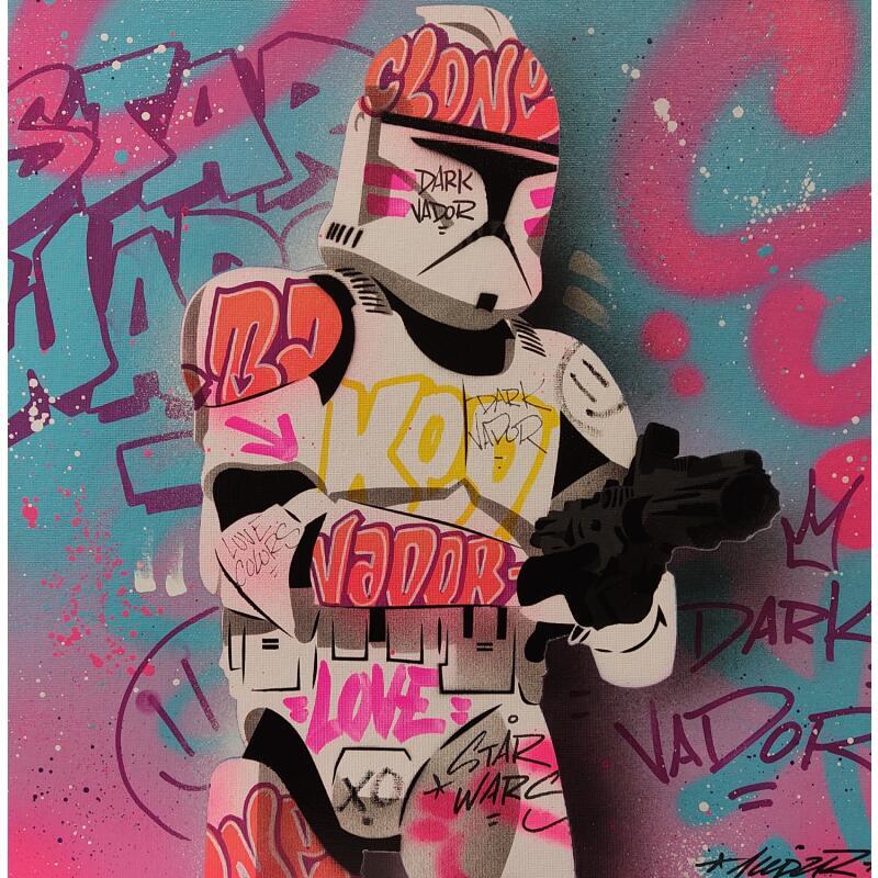 Painting Clone 8436 by Lemoine Mael | Painting Pop-art Pop icons Graffiti Acrylic