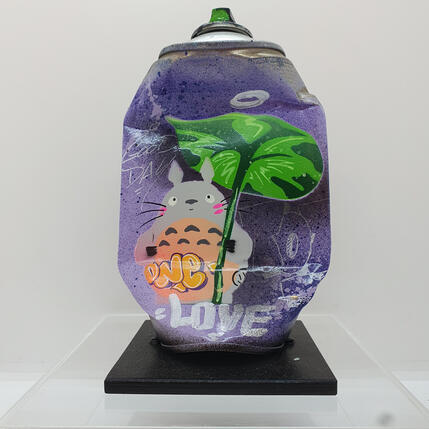 Escultura Totoro wild por Lemoine Mael | Escultura Pop art Acrílico, Graffiti Iconos pop