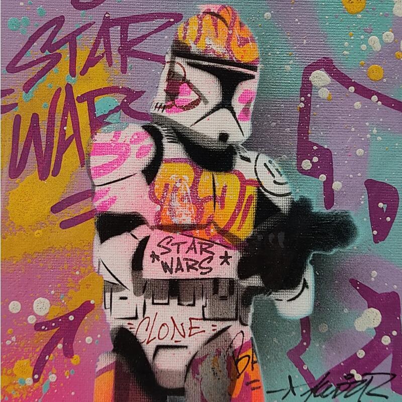 Gemälde Clone von Lemoine Mael | Gemälde Pop-Art Pop-Ikonen Graffiti Acryl