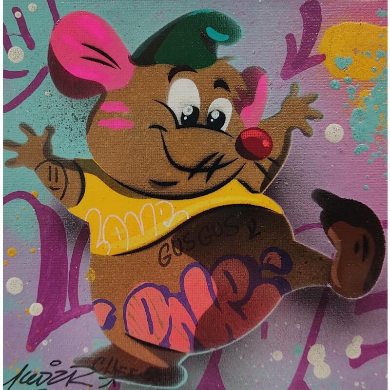 Painting Gusgus by Lemoine Mael | Painting Pop-art Pop icons Graffiti Acrylic