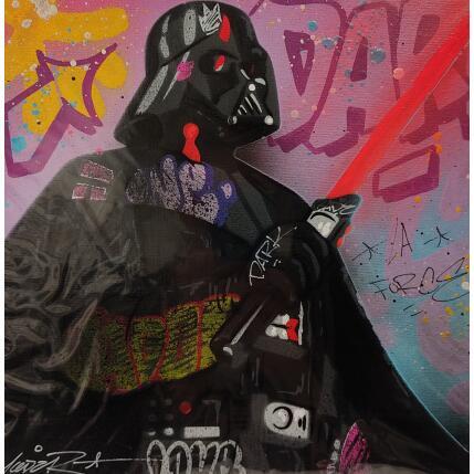 Painting Darth Vader by Lemoine Mael | Painting Pop-art Acrylic, Graffiti Pop icons
