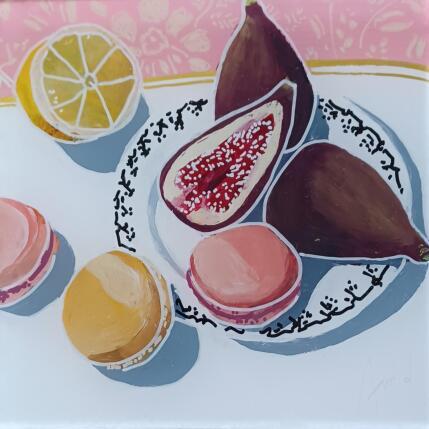 Peinture Pierre avait oublié le parfum citron  par Auriol Philippe | Tableau Figuratif Acrylique, Plexiglas, Posca Natures mortes