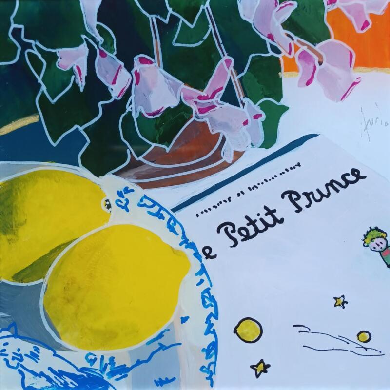 Gemälde Antoine ne s'était pas arrêté à Menton von Auriol Philippe | Gemälde Figurativ Stillleben Plexiglas Acryl Posca