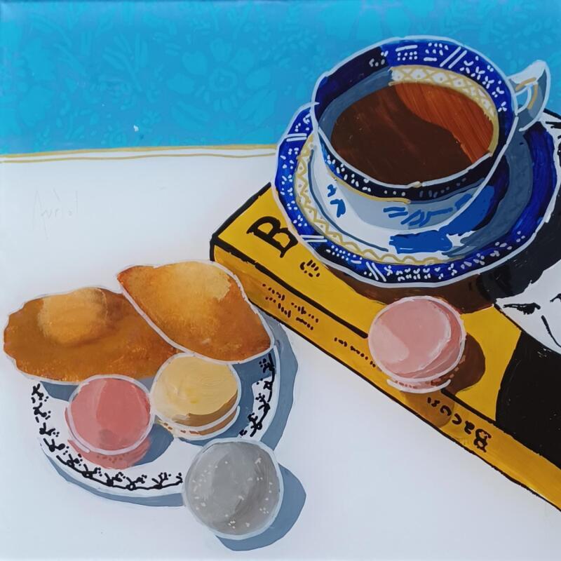 Painting Francis s'était réveillé tôt  by Auriol Philippe | Painting Figurative Still-life Plexiglass Acrylic Posca