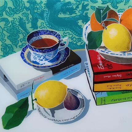 Painting Pour David, les vacances s'annonçaient bien by Auriol Philippe | Painting Figurative Acrylic, Plexiglass, Posca Still-life