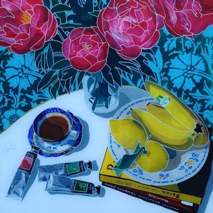 Peinture Andy était plutôt Art nouveau par Auriol Philippe | Tableau Figuratif Acrylique, Plexiglas, Posca Natures mortes