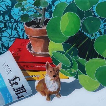 Painting Diana partait pour le sud de la France  by Auriol Philippe | Painting Figurative Acrylic, Plexiglass, Posca Still-life