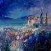 Peinture Under Blue Sky  par Petras Ivica | Tableau Impressionnisme Paysages Huile