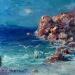 Peinture  Two Seagulls par Petras Ivica | Tableau Impressionnisme Paysages Huile