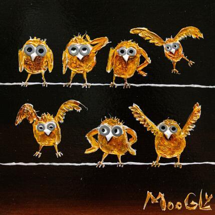 Peinture RETARDATUS par Moogly | Tableau Art Singulier Acrylique, Pigments, Résine Animaux