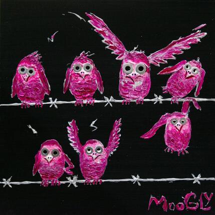 Peinture BETTERAVOPHYLUS par Moogly | Tableau Art Singulier Acrylique, Pigments, Résine Animaux